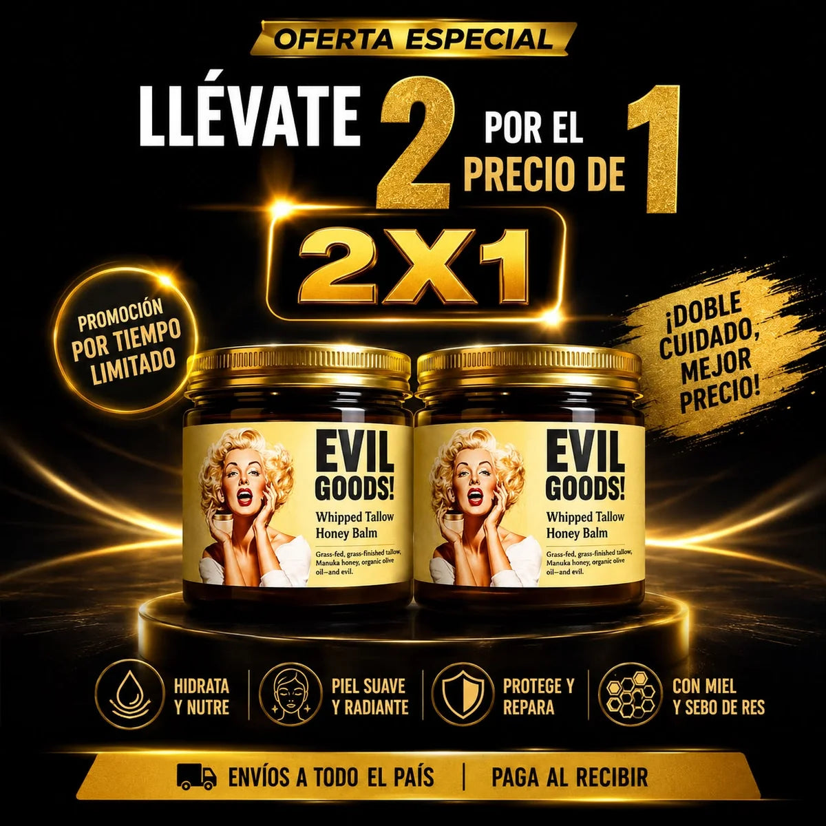 2X1 EVIL GOODS SEBO DE RES CITRUS